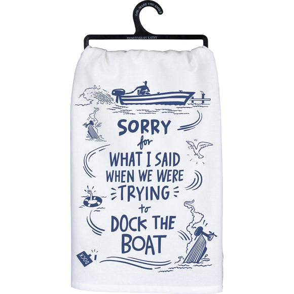 DOCK THE BOAT TOWEL