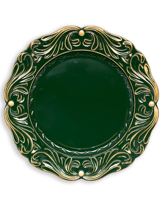 VIA DEL CORSO CHARGER, DARK GREEN/GOLD