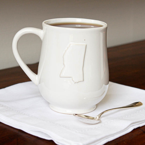 MISSISSIPPI EMBOSSED COFFEE MUG