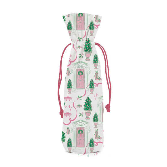 HOME FOR CHRISTMAS WINE BAG