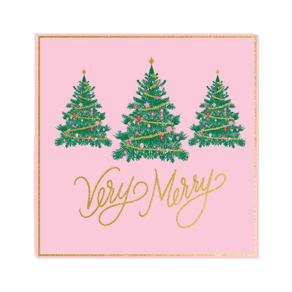 VERY MERRY COCKTAIL NAPKINS