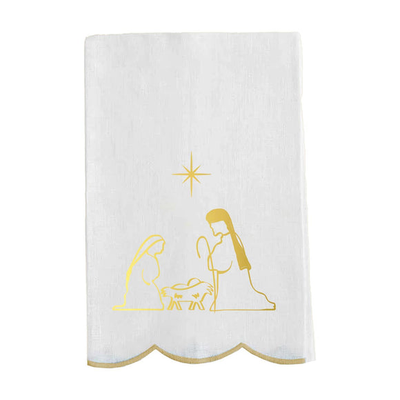 NATIVITY TEA TOWEL