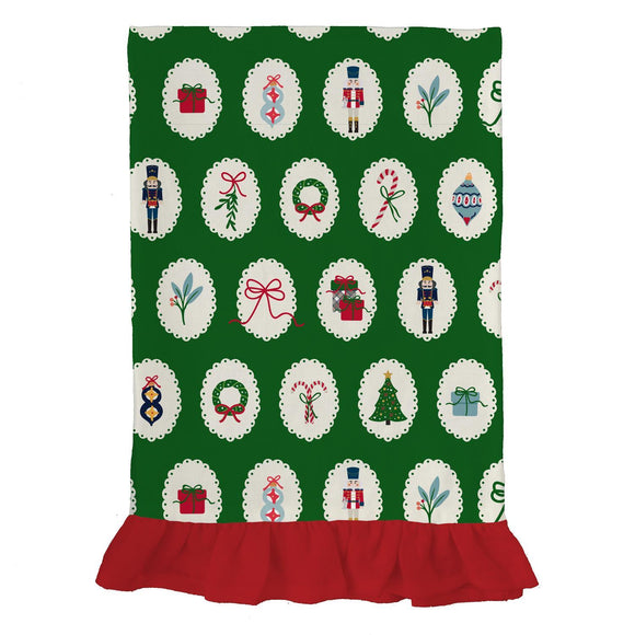 CHRISTMAS TIDINGS TEA TOWEL