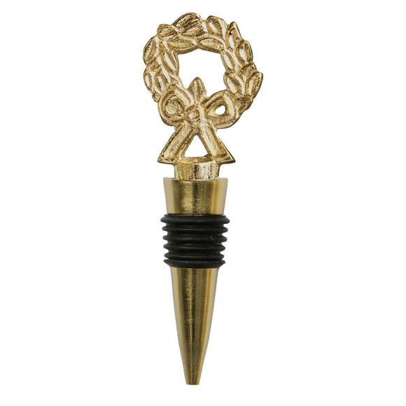 GOLD WREATH WINE STOPPER