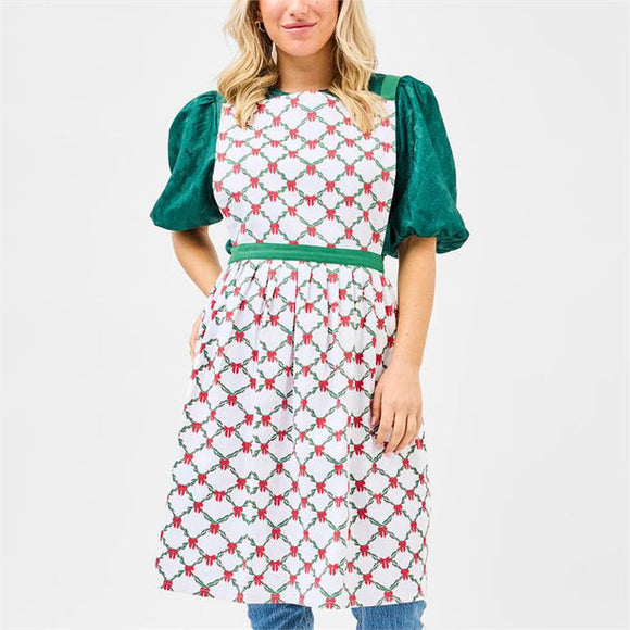 HOLIDAY TRELLIS ADULT APRON