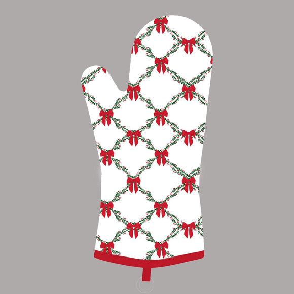 HOLIDAY TRELLIS OVEN MITT