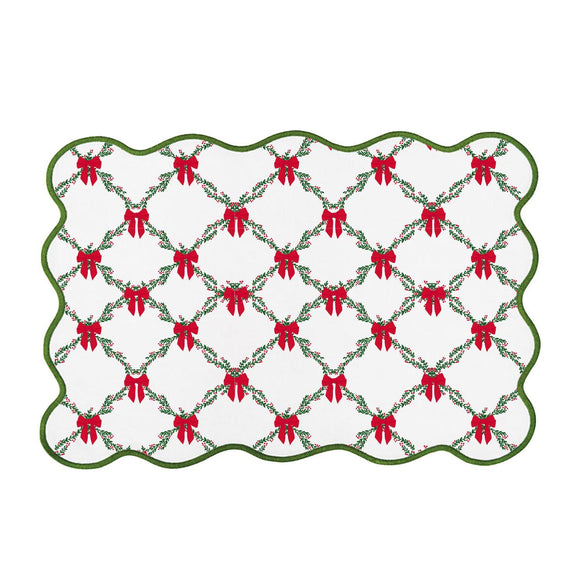 HOLIDAY TRELLIS PLACEMAT, SET OF 4
