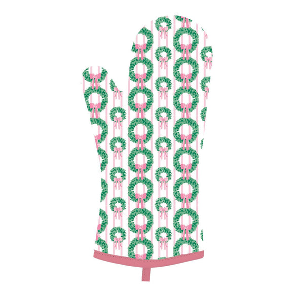 ROSY WREATHS OVEN MITT