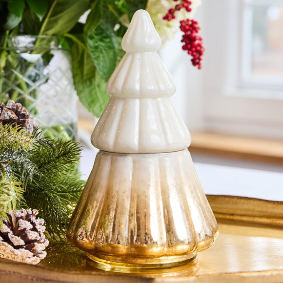 OMBRE GOLD MERCURY TREE CANDLE