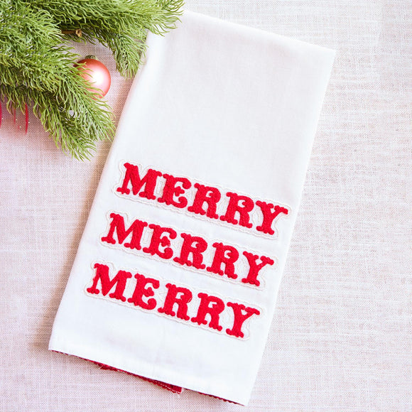 MERRY MERRY MERRY TEA TOWEL