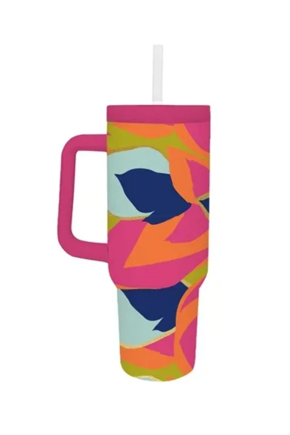TO-GO HANDLE TUMBLER, BIRDS OF A FEATHER