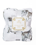 FOREVER BULLDOG BLANKET/THROW
