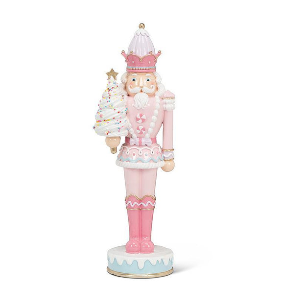 LARGE PINK CANDY NUTCRACKER