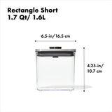 OXO POP-RECTANGLE SHORT 1.7QT