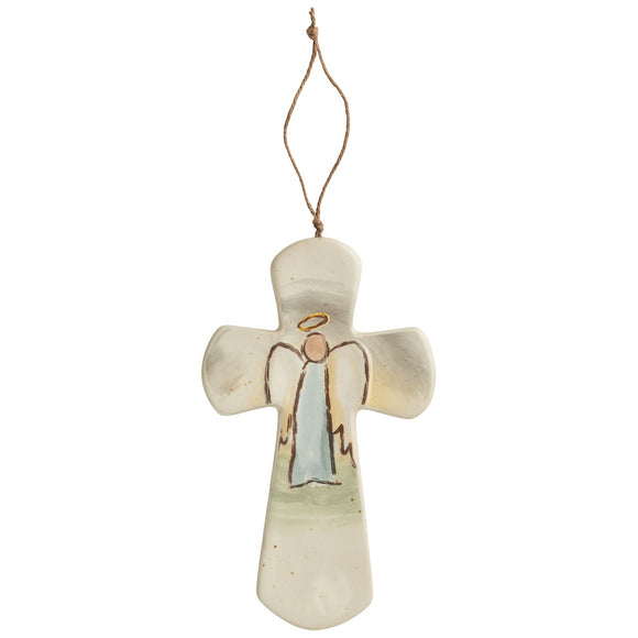ANGEL CERAMIC CROSS