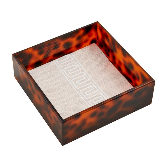 TORTOISE COCKTAIL NAPKIN HOLDER