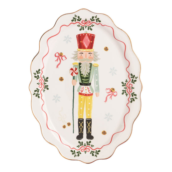 CHRISTMAS NUTCRACKER SMALL PLATTER