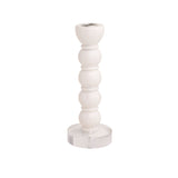 WHITE RESIN TAPER HOLDER, MEDIUM