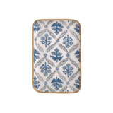 BLOCK PRINT PATTERN TIDBIT TRAY