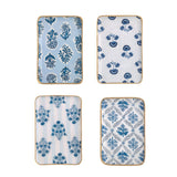 BLOCK PRINT PATTERN TIDBIT TRAY