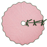 BLOCK PRINT CHRISTMAS TREE SKIRT