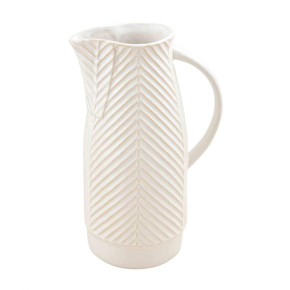TALL TEXTURED PITCHER