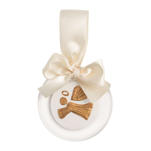 GOLD ANGEL INTAGLIO ORNAMENT