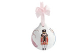 PAPER MACHE BALL ORNAMENT, ASSORTED