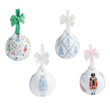 PAPER MACHE BALL ORNAMENT, ASSORTED