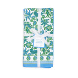 HAMPTON FLORAL BLOCK PRINT NAPKIN SET, SET OF 4