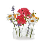 HINGED TUBE FLOWER VASE, 5 TUBES