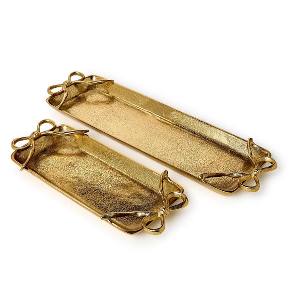 GOLD BOW TRAY, LARGE