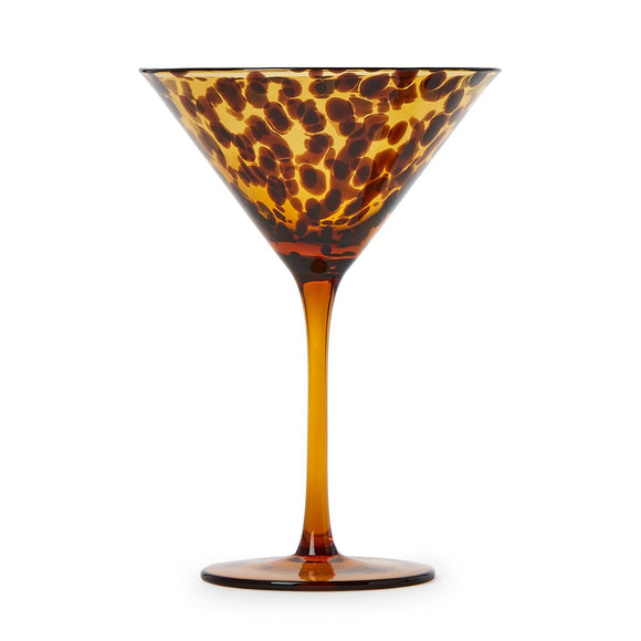 TORTOISE MARTINI GLASS