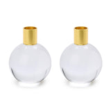 CLEAR ACRYLIC TAPER CANDLEHOLDER