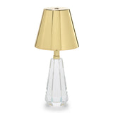 FACETED CRYSTAL LED CORDLESS TABLE LAMP