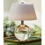 CRYSTAL GLASS LED CORDLESS TABLE LAMP