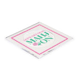 ACRYLIC COCKTAIL COASTERS, SET of 4