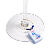 MAHJONG WINE CHARMS, SET of 6