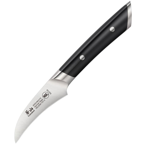HELENA BLACK PEELING KNIFE, 2.75
