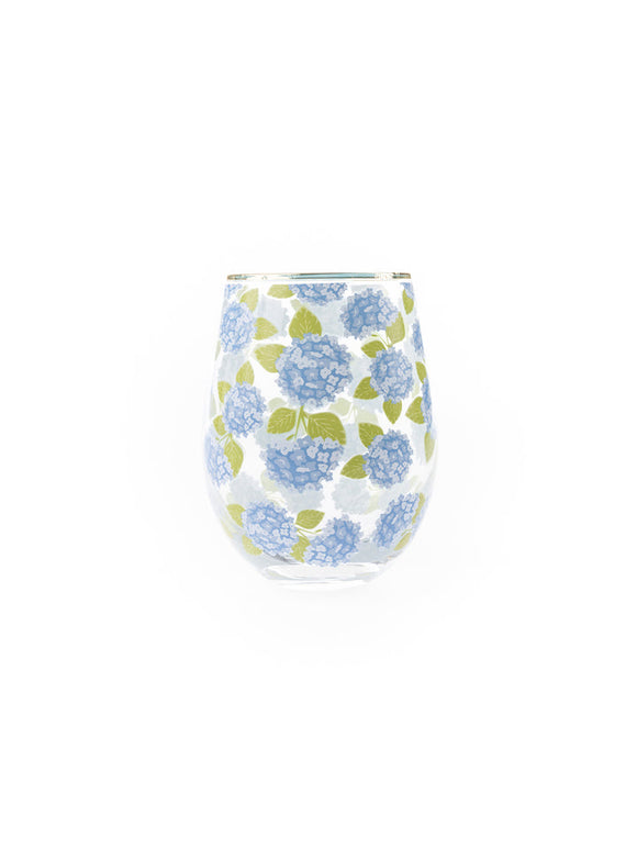 HYDRANGEA STEMLESS WINE GLASS