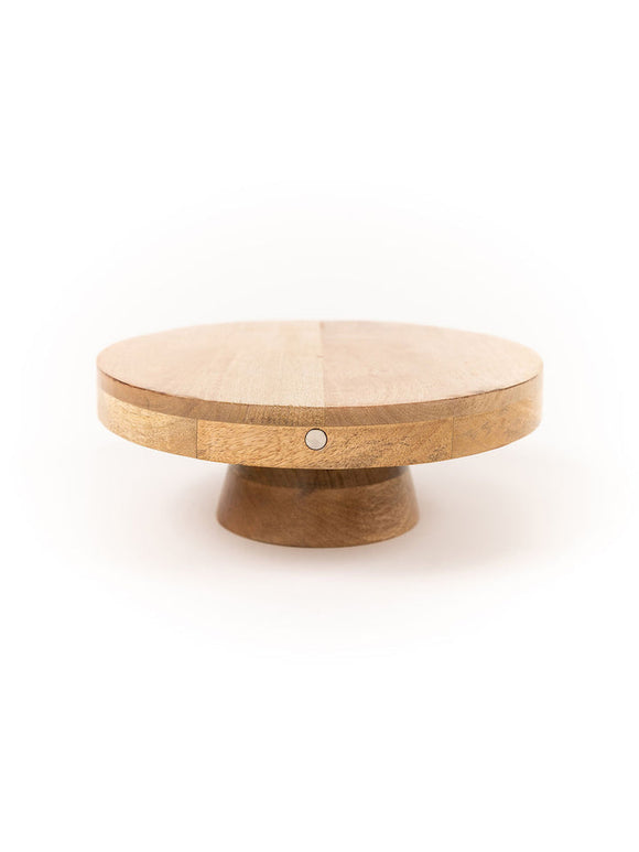 WOOD CAKE STAND MAGNETIC