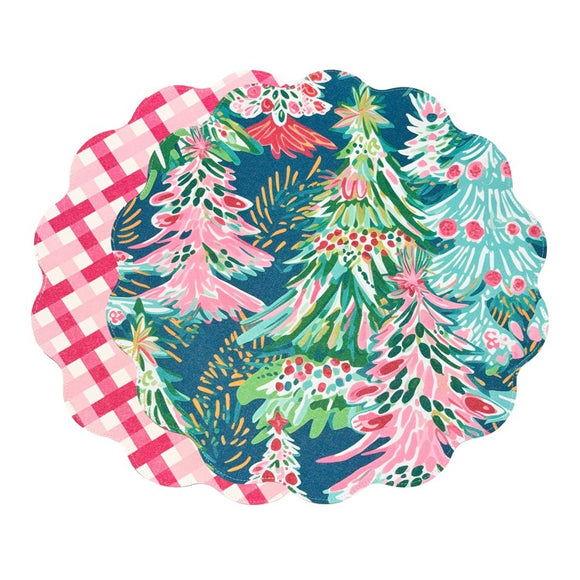 VIDA HOLIDAY TREES PLACEMATS, SET OF 4