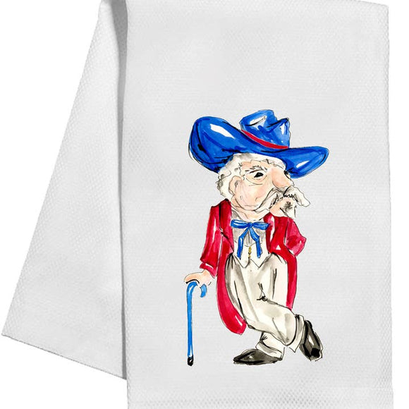 HANDPAINTED REBEL KITCHEN TOWEL