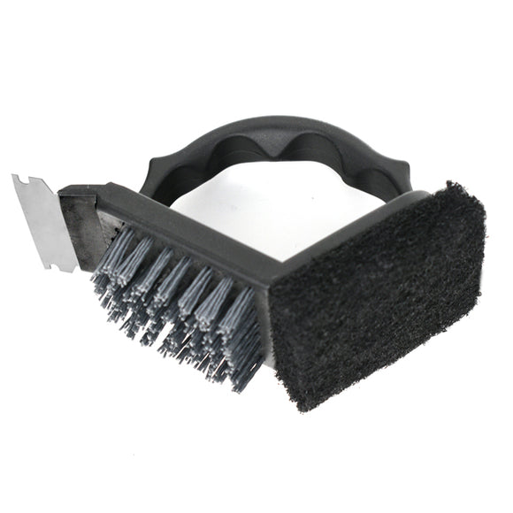 SAFE GRILL BRUSH W/ SCRAPER