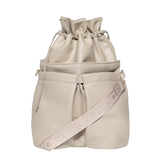BEVERAGE BUCKET BAG, VEGAN LEATHER