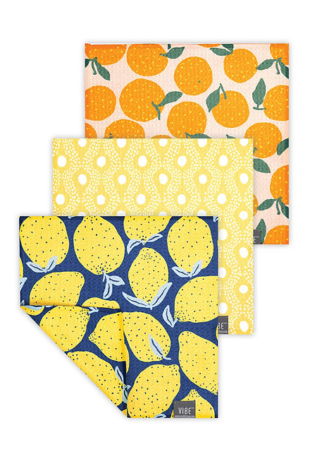 CITRUS VIBE DISHCLOTH SET