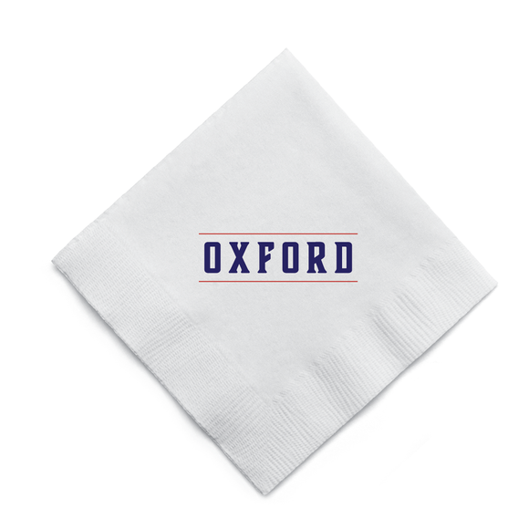 OXFORD COCKTAIL NAPKINS
