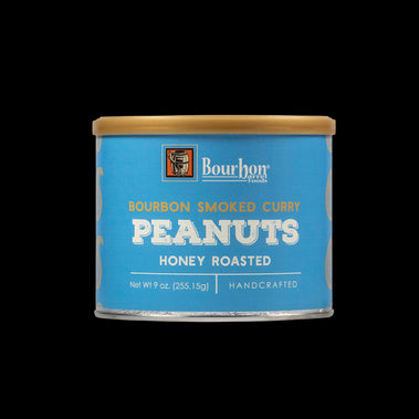 BOURBON SMOKED HONEY ROASTED CURRY PEANUTS, 9oz