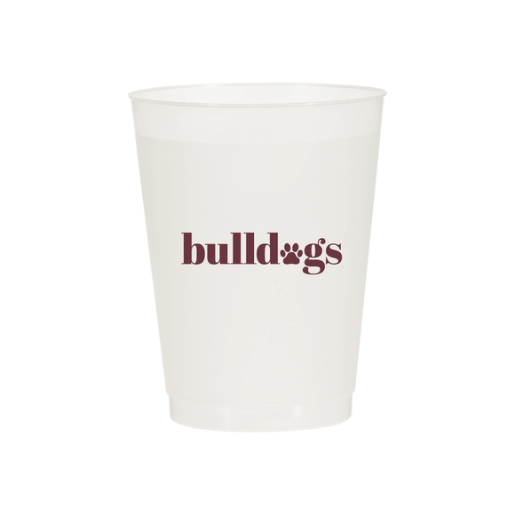 BULLDOGS PAW FROST FLEX CUPS