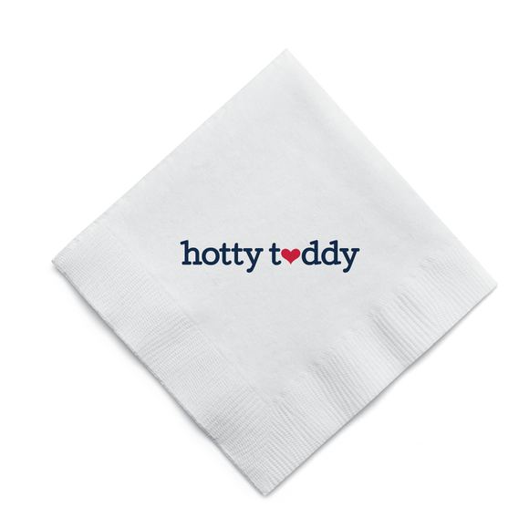 HOTTY TODDY HEART COCKTAIL NAPKINS